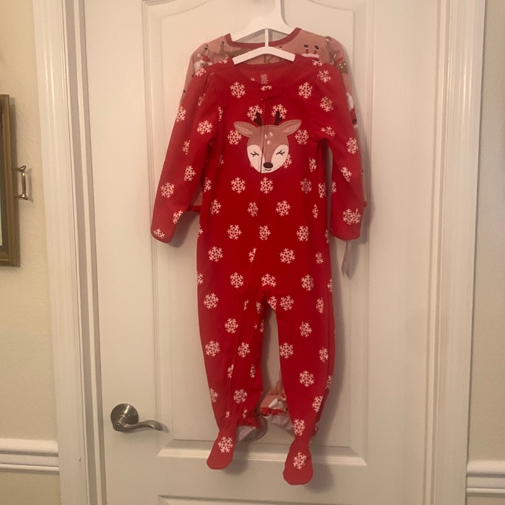 Carters Just One You, Christmas Footed Pajama Set -â 3T